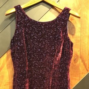 Purple Cut-out Summer Dress